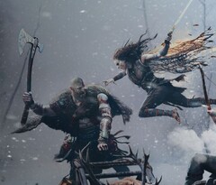 Кратос отбивается от убитой горем и разъяренной Фрейи в God of War Ragnarok. (Источник изображения: PlayStation)