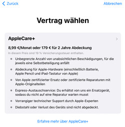 AppleCare+ предлагается в качестве опции.