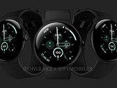 По слухам, серия Pixel Watch 3 будет доступна в черном, ореховом, серебристом и розовом цветовых вариантах. (Источник изображения: OnLeaks)