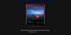 Gemini Live на Razr+. (Источник изображения: Motorola)