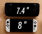 Switch 2 может выглядеть как увеличенный Switch OLED, только без OLED-дисплея. (Источник изображения: XNZ)