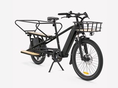 Грузовой электровелосипед Decathlon BTWIN R500E доступен в новой расцветке. (Источник изображения: Decathlon)