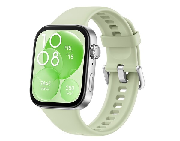 Трудно не заметить дизайн Huawei Watch Fit 3, напоминающий часы Apple. (Источник изображения:Huawei)