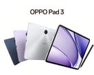 Oppo Pad 3 оснащен процессором Dimensity 8350 (Источник изображения: Oppo - отредактировано)