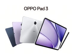 Oppo Pad 3 оснащен процессором Dimensity 8350 (Источник изображения: Oppo - отредактировано)