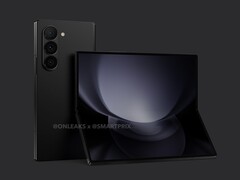 В этом году Galaxy Z Fold будет иметь более квадратный дизайн, чем его предшественник, сохранив при этом 6,2-дюймовый дисплей с крышкой. (Источник изображения: @OnLeaks &amp;amp; SmartPrix)