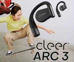 Cleer Audio представляет беспроводные наушники открытого типа ARC 3 с бесконтактным управлением наклоном головы, водонепроницаемой конструкцией ушных клипс, Hi-Res Audio, Dolby Atmos и AI ANC. (Источник изображения: Cleer)