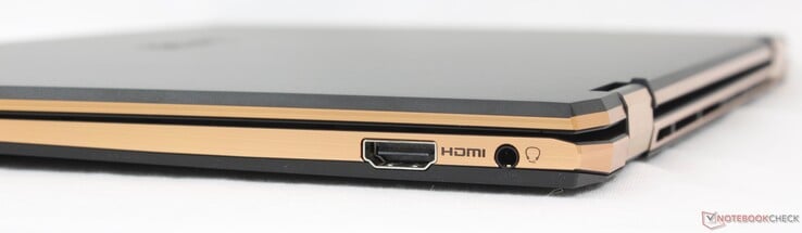 Справа: HDMI 2.1, гарнитура 3,5 мм