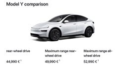 Long Range RWD Model Y Juniper рассчитан на 386 миль (Источник изображения: Tesla)