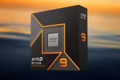 Флагманский Ryzen 9 9950X имеет 16 ядер, распределенных по двум 8-ядерным ПЗС. (Источник изображения: AMD, Jeremy Bishop на Unsplash, отредактировано)