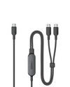 Кабель Anker 2-в-1 USB-C - USB-C (180 см, 140 Вт, оплетка). (Источник изображения: Anker)