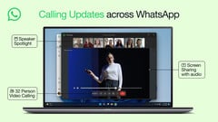 Новые функции видеозвонков WhatsApp делают его более подходящим вариантом для видеозвонков (Источник изображения: WhatsApp)