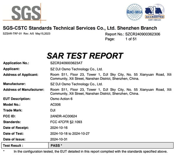 (Источник изображения: SGS через FCC)