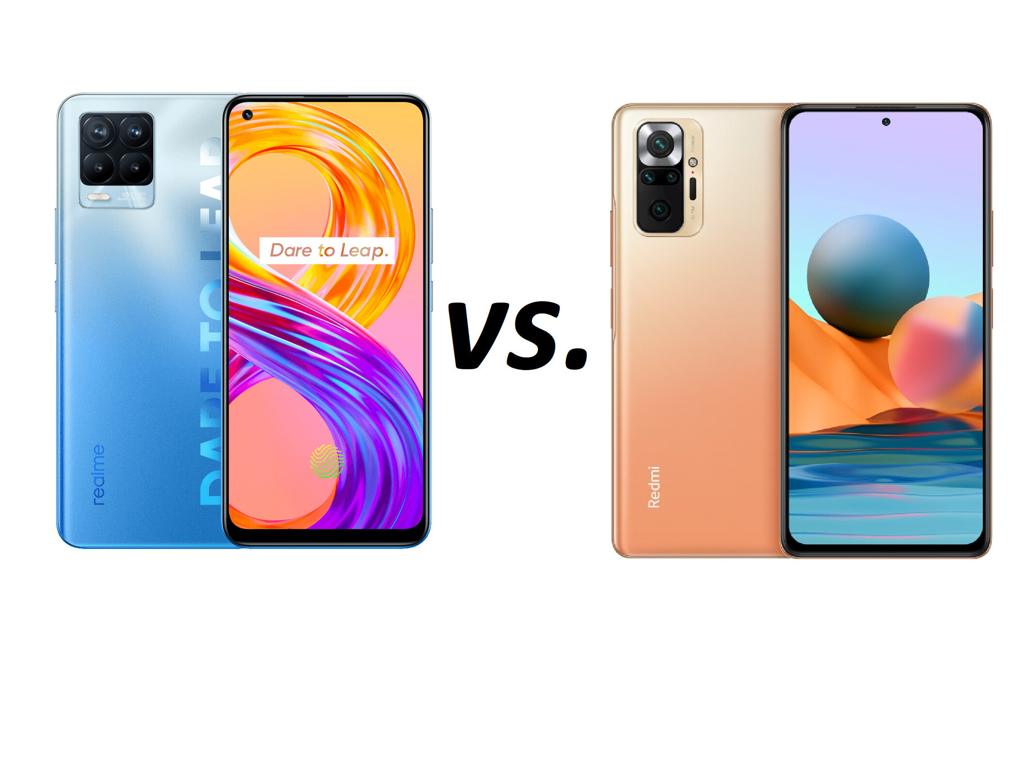  A comparison of the Realme and Redmi smartphones, showing their processors and GPU benchmarks.