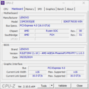 Материнская плата CPU-Z