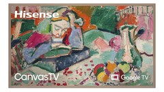 Hisense S7N CanvasTV показывает произведения искусства только тогда, когда чувствует, что в комнате кто-то есть. (Источник изображения: Hisense)