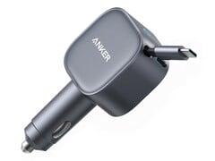 Автомобильное зарядное устройство Anker Nano 75W с выдвижным кабелем USB-C. (Источник изображения: r/Anker subreddit)