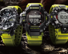 Слева направо, Casio G-Shock GR-B300RY-1A9, GPR-H1000RY-1A9 и GW-9500MRY-1A9. (Источник изображения: Casio)