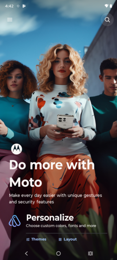 Программное обеспечение Motorola Moto G75