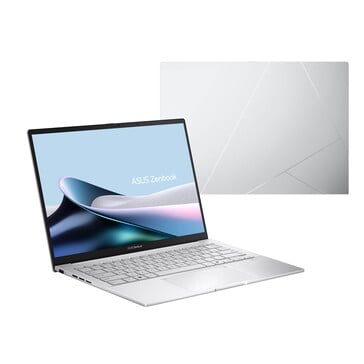 Asus Zenbook 14 UX3405CA в туманно-серебристом цвете.