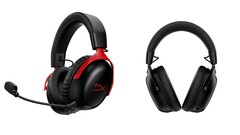 Беспроводная игровая гарнитура HyperX Cloud III S доступна в красном и черном цветах. (Источник изображения: HyperX)