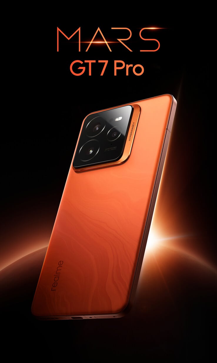 Realme GT7 Pro Mars Exploration Edition (Источник изображения: Realme)