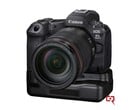 Утечка рендера Canon EOS R5 Mark II, демонстрирующего активную охлаждающую рукоятку (Источник: Canon Rumors)