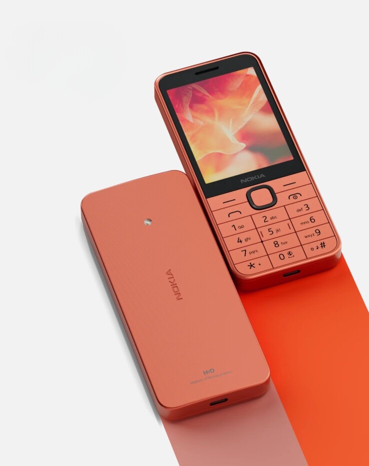 Nokia 220 4G в новом персиковом цвете. (Источник: HMD)