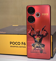 POCO F6 Deadpool Edition будет поставляться с отличительным дизайном. (Источник изображения: @Himanshu_POCO)