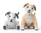 Sony выпускает роботизированную собаку Aibo Kinako Edition в двухцветном светло-коричневом и белом исполнении. (Слева: оригинальный белый цвет слоновой кости, справа: издание Kinako) (Источник изображения: Sony)