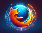 Футуристический логотип браузера Firefox (Источник: сгенерированное изображение DALL-E 3)