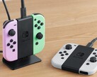 Подставку для зарядки Joy-Con можно использовать вертикально или разложить на столе. (Источник изображения: Nintendo)