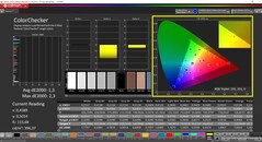 CalMAN ColorChecker, после калибровки