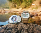 Casio G-Shock DW-5600LICH25-5PFL (справа) и Baby-G BA-110XLICH25-7PFL (слева). (Источник изображения: Weibo)